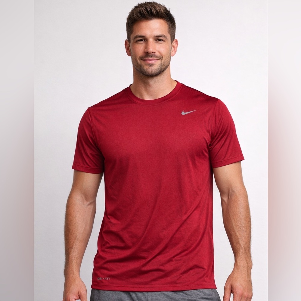 Nike Men's Crimson Dri-FIT Tee Mens XL